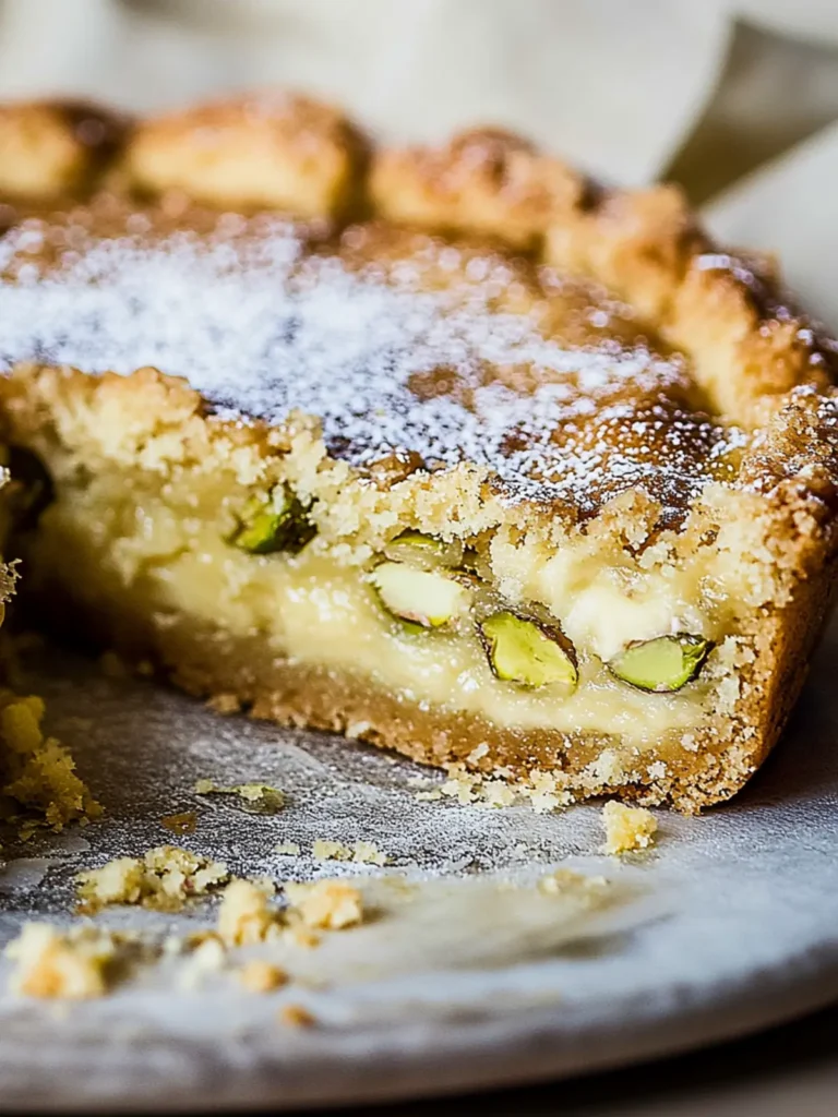 Irresistible Pistachio Gooey Butter Cake That Melts in Your Mouth
