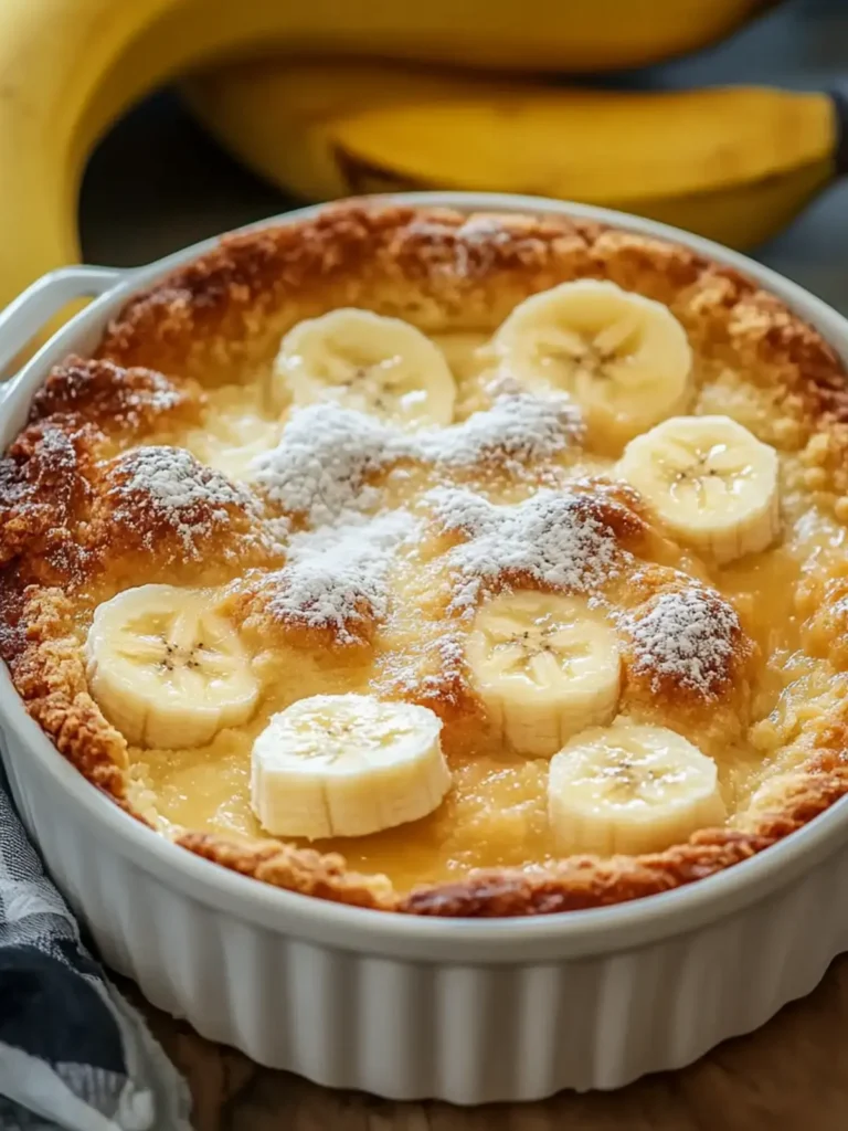 Southern Banana Cobbler – A Cozy Twist on a Classic Dessert
